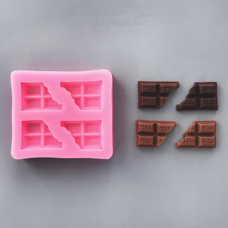 

4 Holes Chocolate Silicone Mold Fondant Sweet Candy Baking Mould DIY Cake Bakeware Decorating Kitchen Accessories