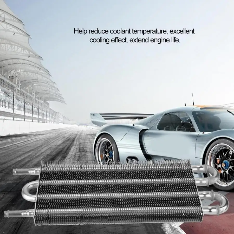 Алюминиевый радиатор автомобиля 4 ряда дистанционного передачи масляный