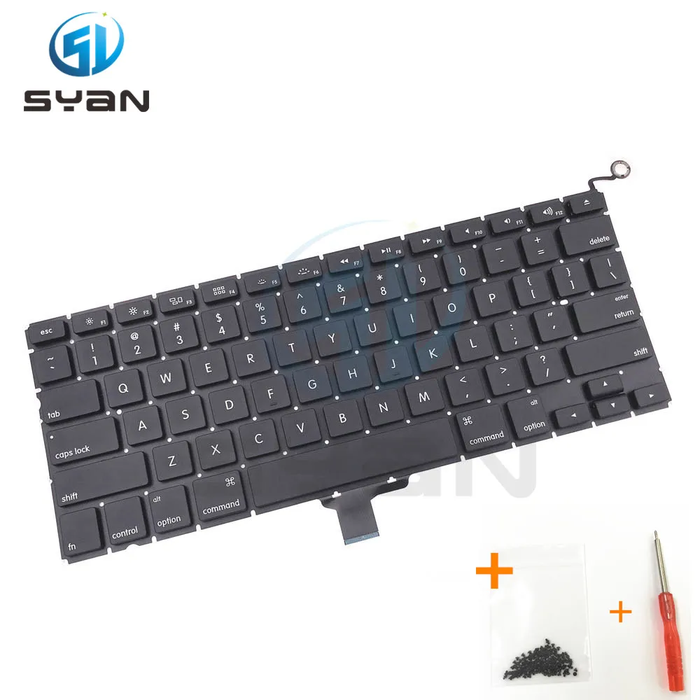A1278 Клавиатура для ноутбука Macbook pro 13 3 дюймов ноутбук MC700 MC724 MD101 MD 102 клавиатуры