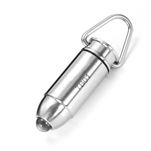 Jiguoor TB-01 пуля медь/нержавеющая сталь 45LM мини брелок со светодиодным светодиодный
