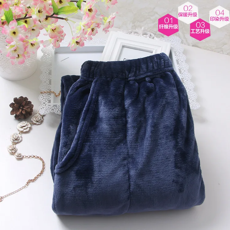 

Flaneel Pajama Pants Men Sleep Wear Lounge Wear For Winter 21047