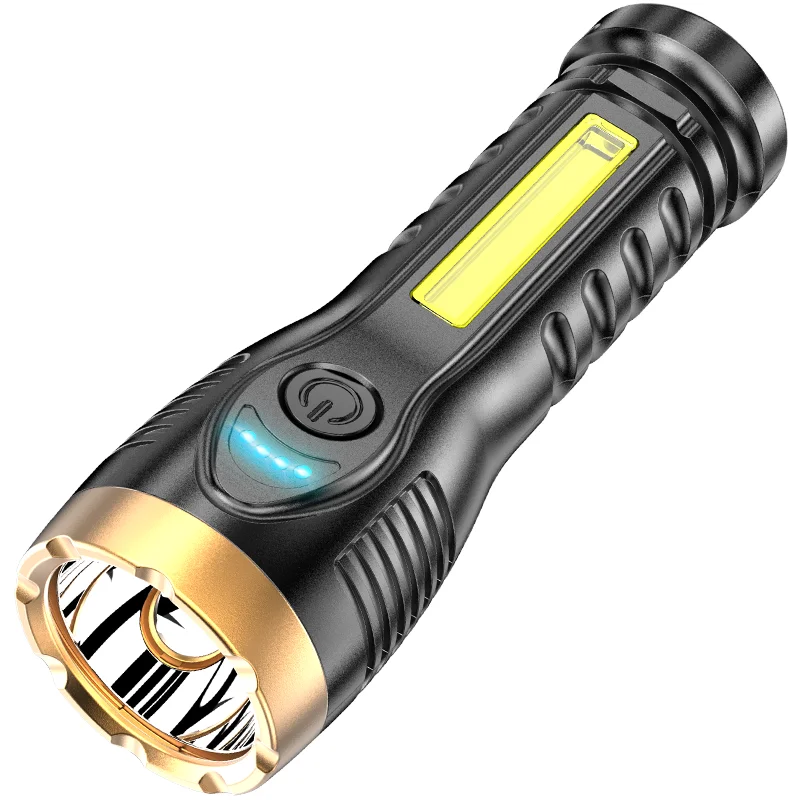 

Camping Hunting Powerful Flashlight Switch Adjustable Focus Flashlight Convoy Tourch Light Powerful Latarka Portable Lighting