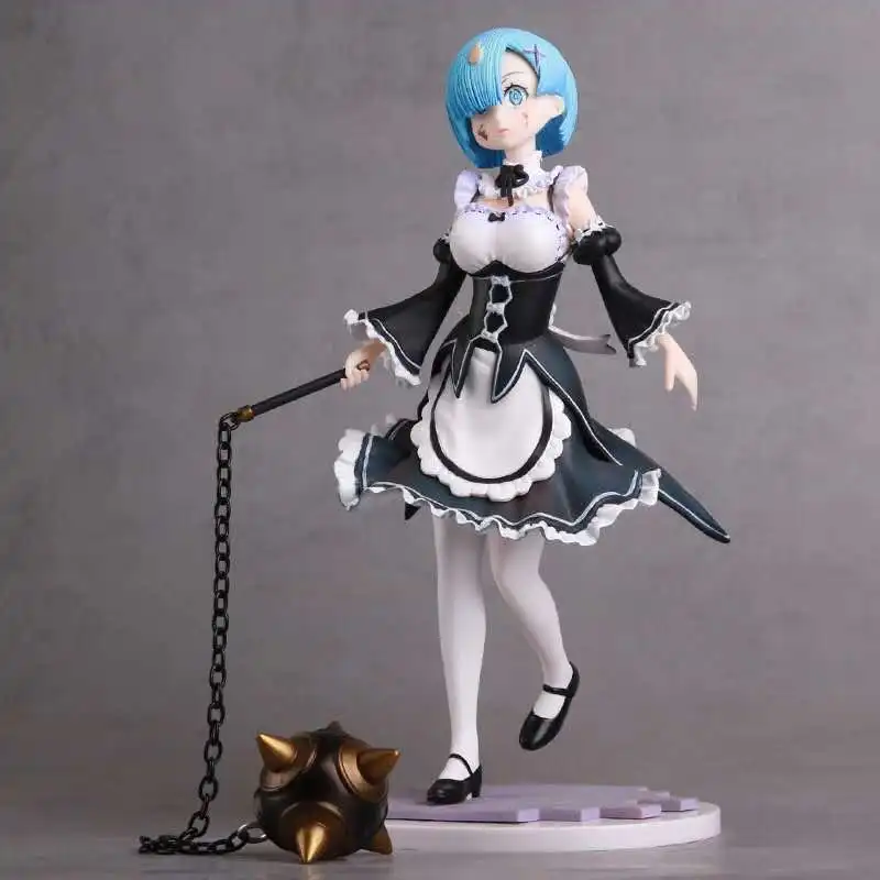 

21cm Re life In A Different World From Zero Rem RAM PVC Action Figure Toy Japanese Anime Sexy Girl Collection Model Doll Gifts