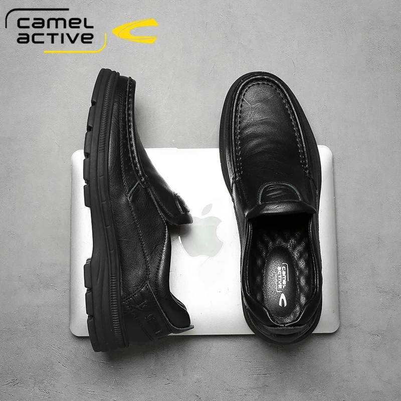 Camel Active/Новинка Мужская повседневная обувь из натуральной кожи Мужские туфли на