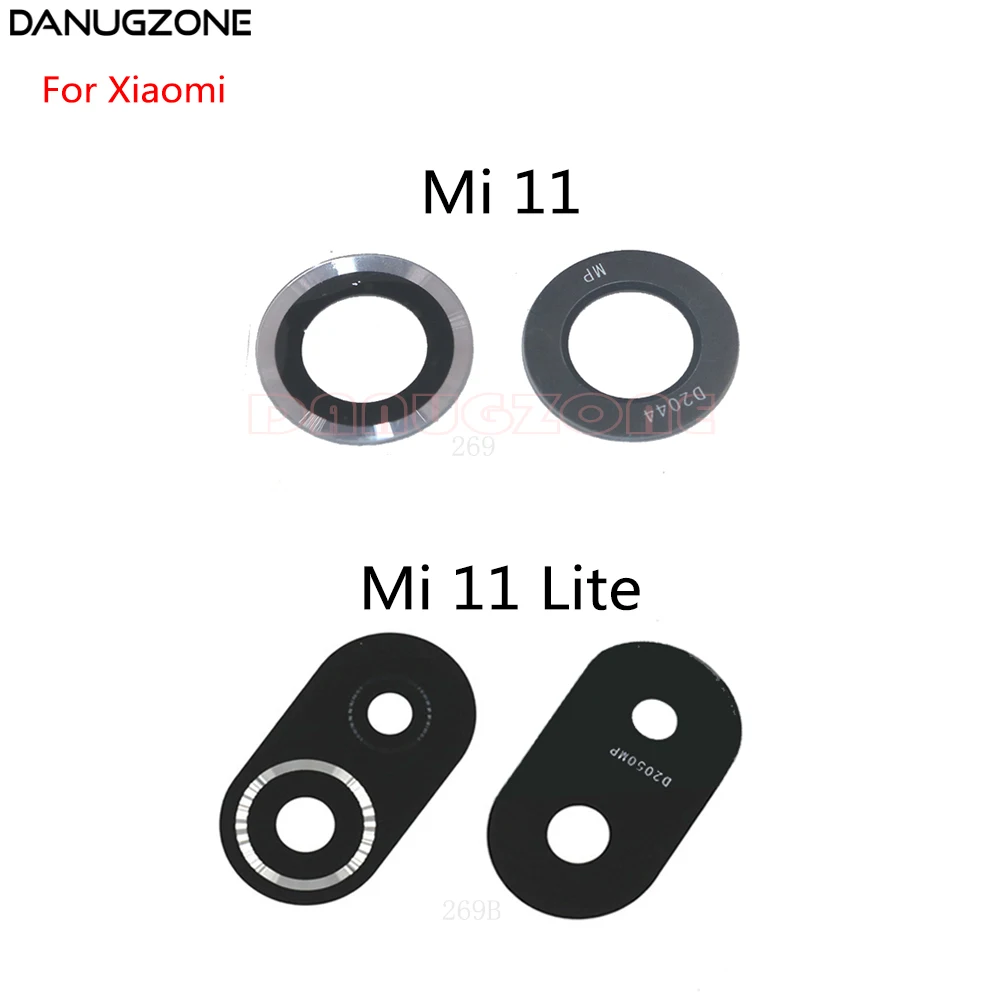 

50PCS/Lot For Xiaomi Mi 11 Lite Back Lens Rear Camera Glass Lens Mirror