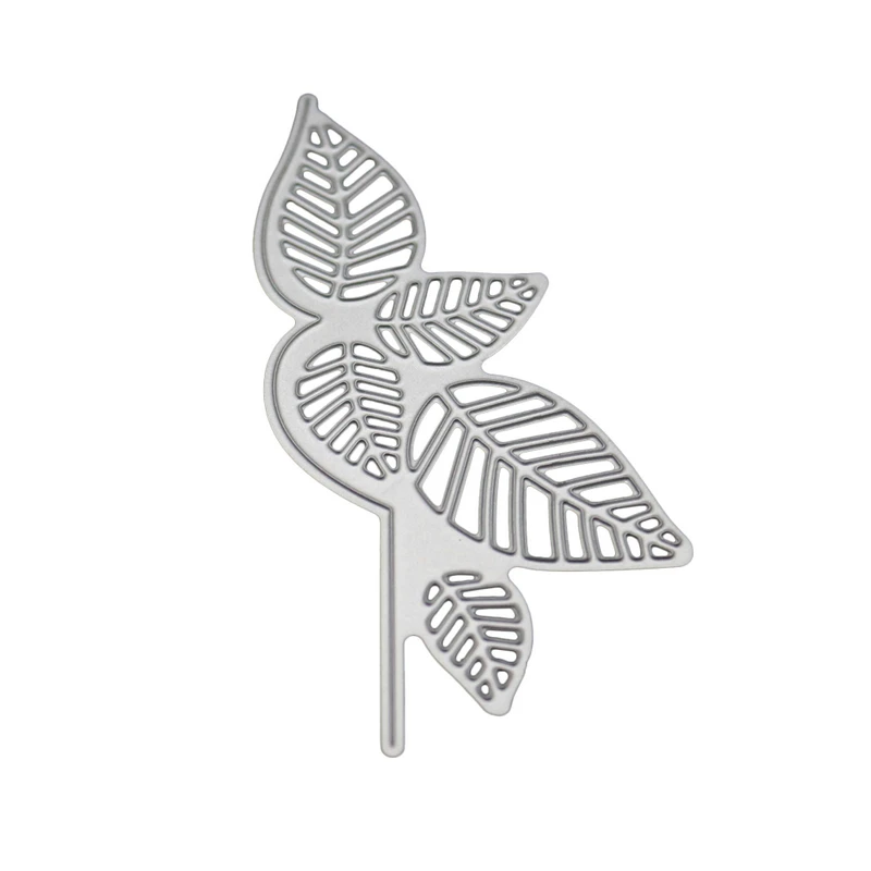 Металлические трафареты для вырезания веток листьев сделай сам скрапбук карта