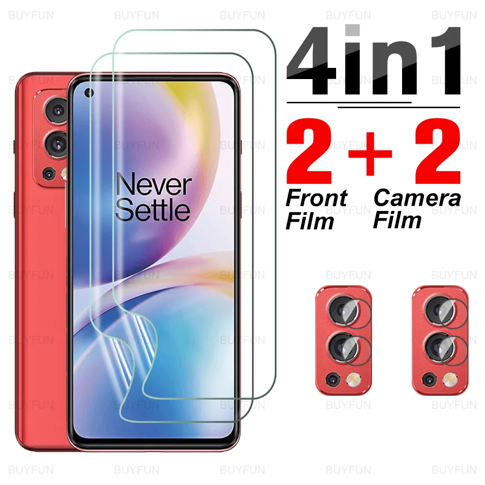 

4 в 1, защитная пленка для камеры OnePlus Nord2, передняя Гидрогелевая пленка для oneplus nord 2 one plus 1 + nord 2