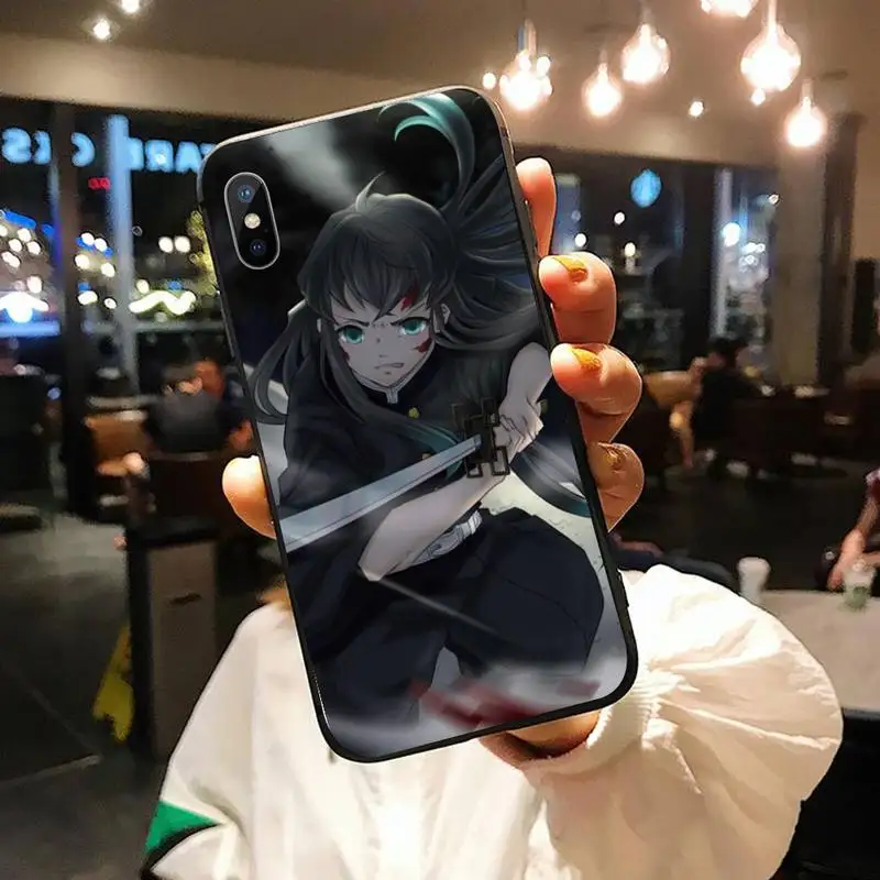 

Demon Slayer anime Tokitou Muichirou Phone Case for iPhone 11 12 mini pro XS MAX 8 7 6 6S Plus X 5S SE 2020 XR shell