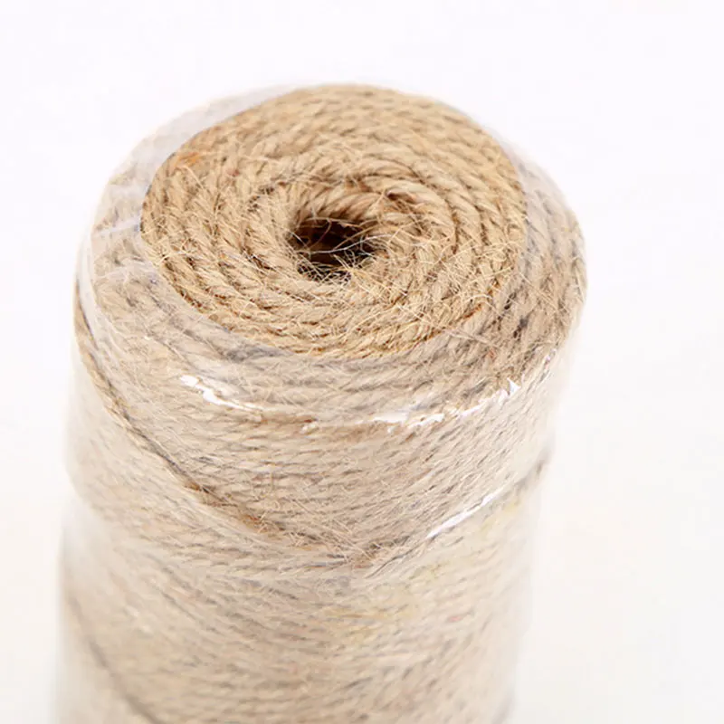 Натуральный джут шпагат в наборе джуготовый ремешок семена цветов 100 м тканые