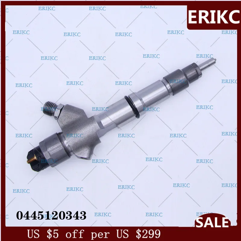 

ERIKC 0445120343 автозапчасти топливный инжектор 0445 120 343 OEM WEICHAI 612640080031 сборка 0 445 120 343 для Weichai WD10-EU4