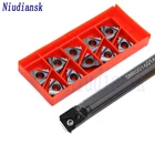 Вставки карбидные для резьбы, 10 шт., 16IR 0,5 1,75 3,5 ISO, 1 шт., SNR0014M, SNR0016Q16, SNR0020R16, SNR0025S16