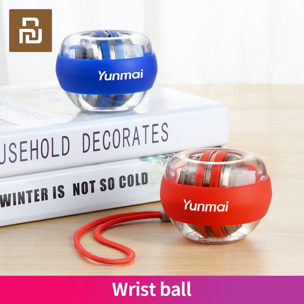 

New Sales Hot Youpin Yunmai Anti-stress Wrist Trainer LED Gyroball Essential Spinner Gyroscopic Forearm Exerciser Gyro Ball