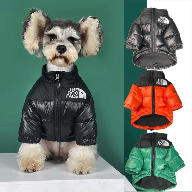 

Winter Pet Dog Down Jacket Clothes Warm Thick Stitching Pet Coat Teddy Sherlock Chihuahua Puppy Vest for Small Medium Dogs