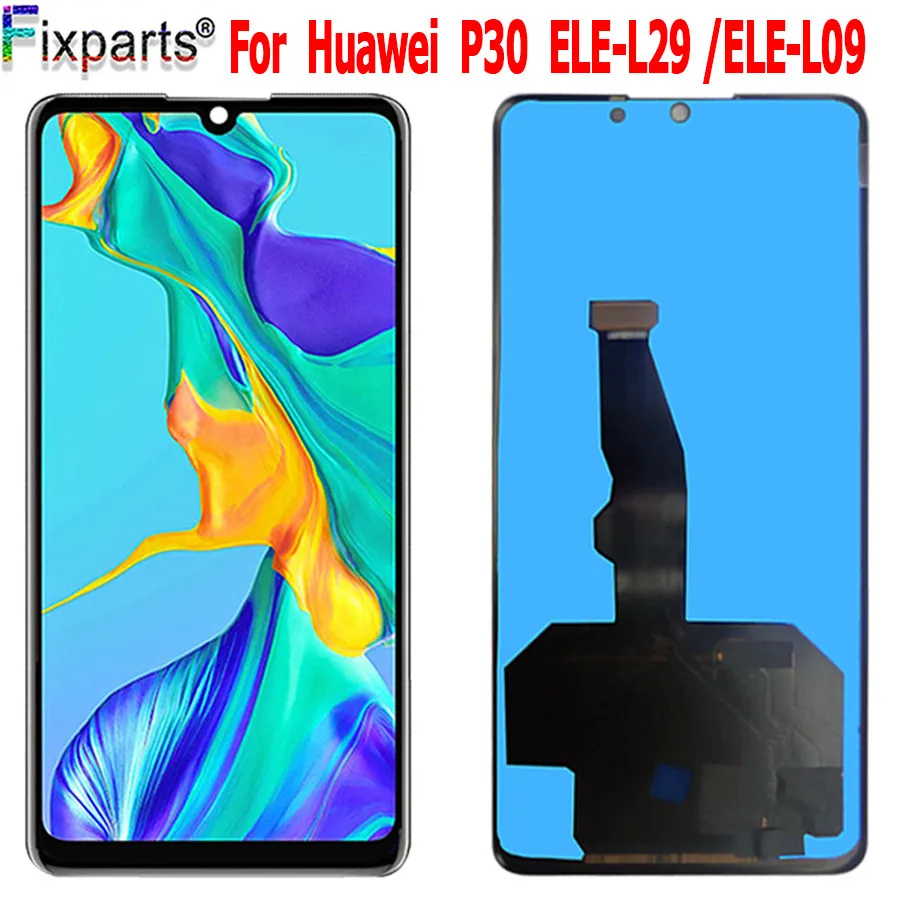 ЖК дисплей TFT для Huawei P30 сенсорный экран с дигитайзером в сборе без отпечатков