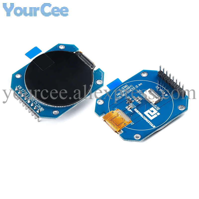 3 5-дюймовый TFT ЖК-экран модуль дисплея 1 28 &quot круглый RGB DC V 3*240 GC9A01 драйвер 4 провода
