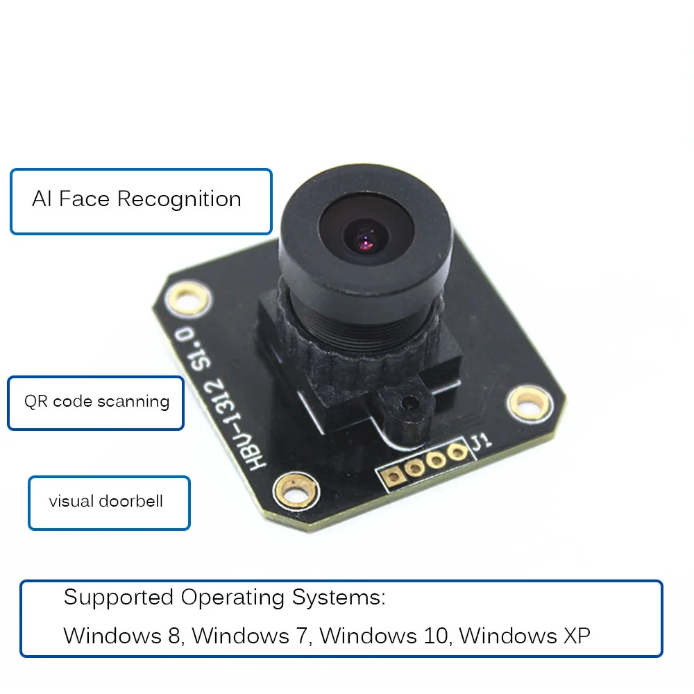 Модуль камеры с бесплатным драйвером Cmos OV7725 датчик 0.3MP 60fps видеоформатом MJPG &