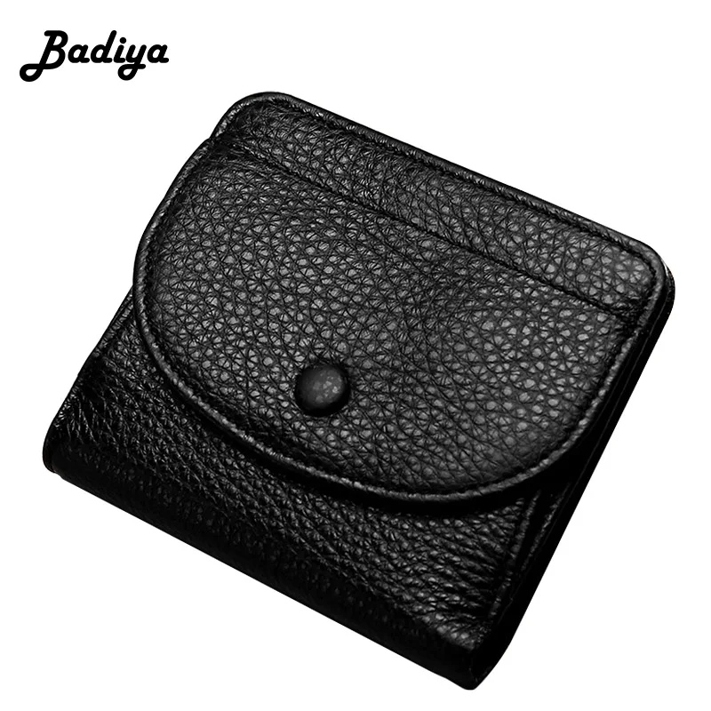 Винтажный Мужской Женский кошелек с несколькими картами кредитный однотонный