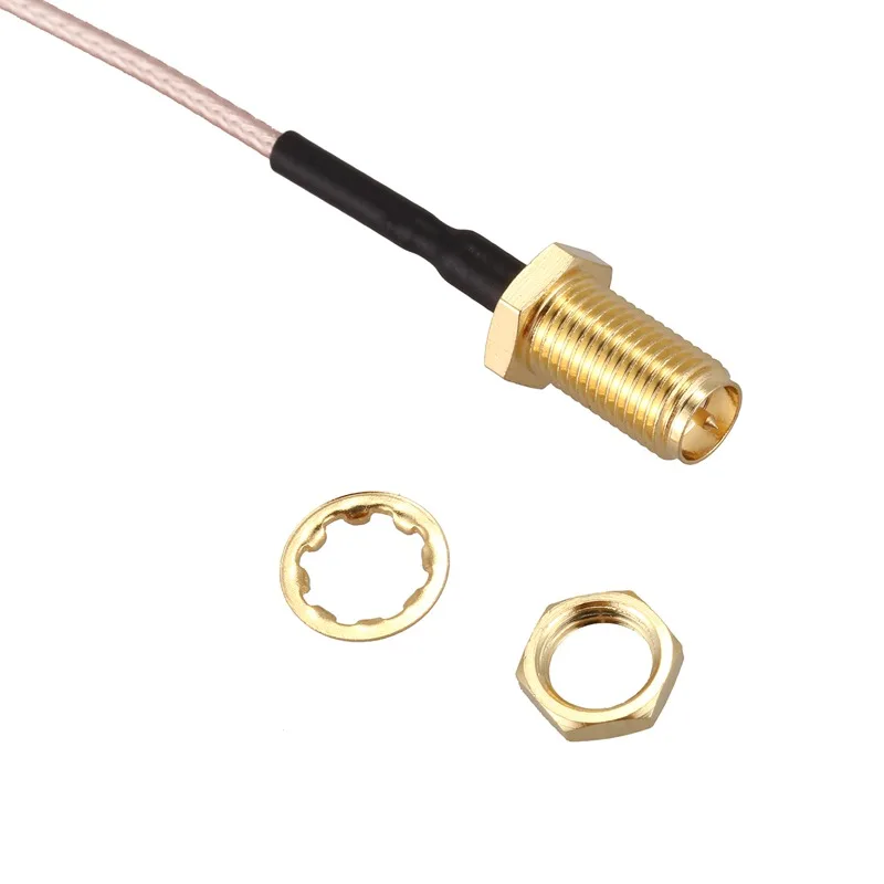 Набор из 4 шт. RF U.FL(IPEX/IPX) Мини PCI-RP-SMA женский Пигтейл/провод для антенны Wi-Fi