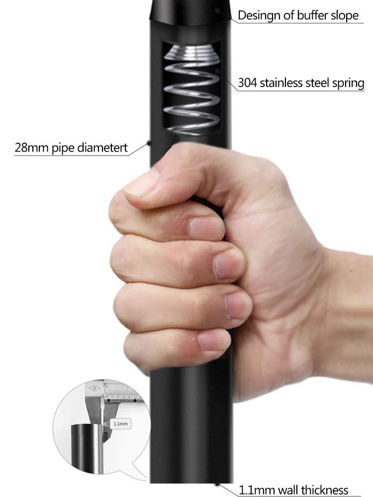 not in127 220cm 153 260cm quality aviation aluminum bathroom shower curtain rod retractable clothes bar curtain adjustable rail free global shipping