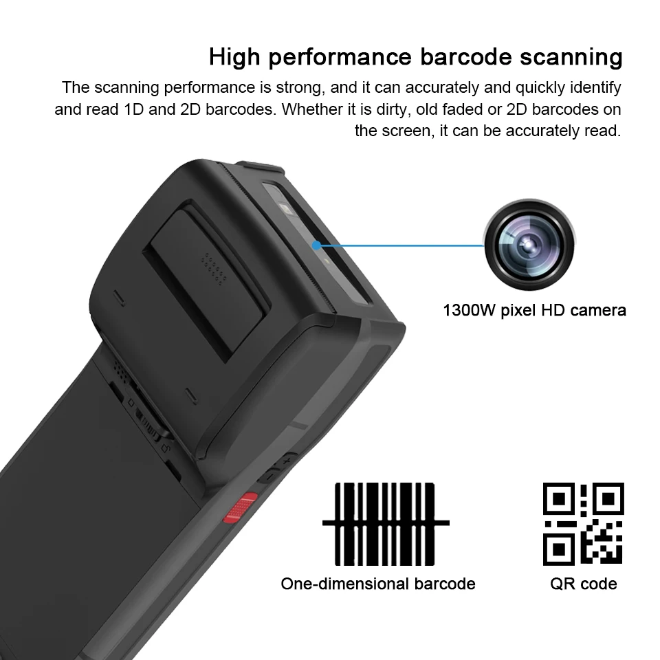 Android 9 0 сканер штрих-кодов принтер Honeywell N6603 ручной для этикеток NFC очереди билетов
