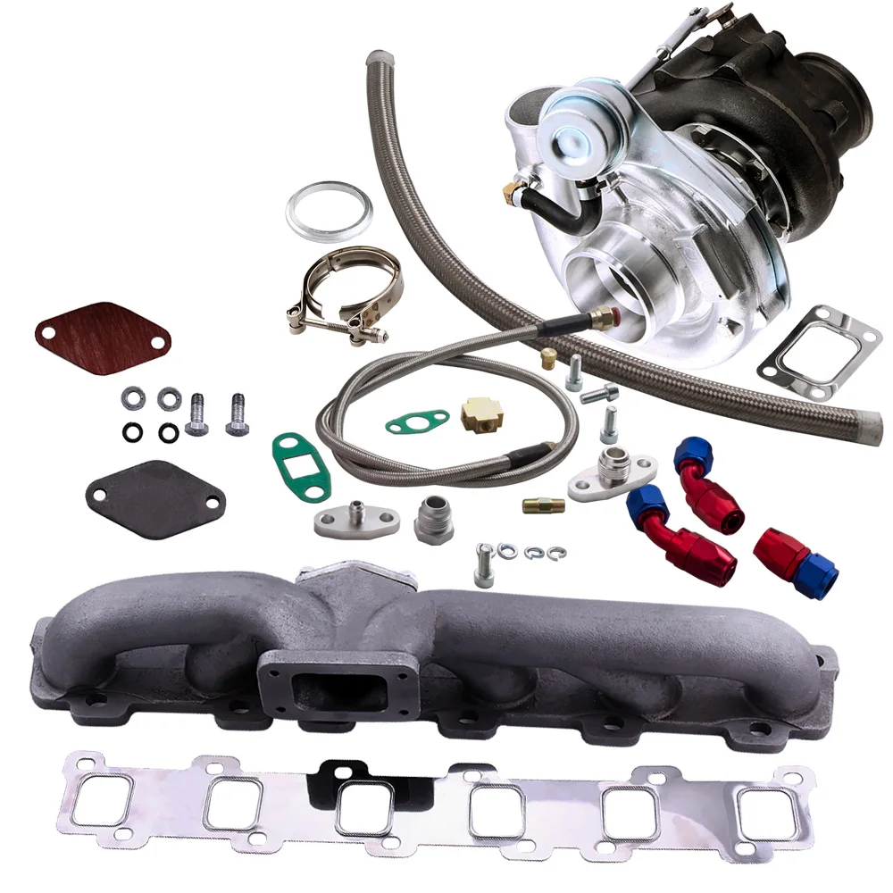 Комплект турбокомпрессора Для Nissan Safari Patrol 4.2L TD42T TB42 Y60 Turbo + коллектор Масляный