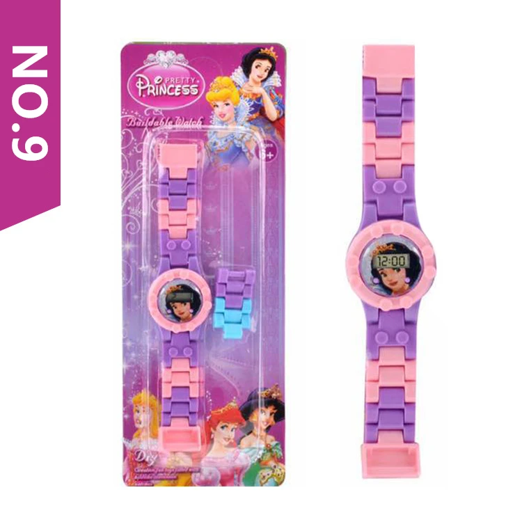 Детские часы строительные блоки кубики игрушки детские совместимые с LegoINLY ningjagoo