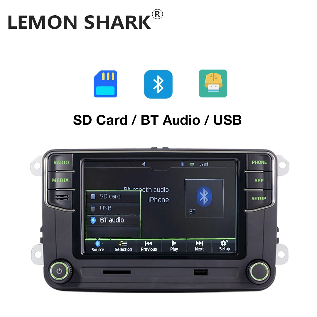LEMON SHARK RCD360 PRO зеленый светильник автомобильное радио MIB Android авто Carplay навигация