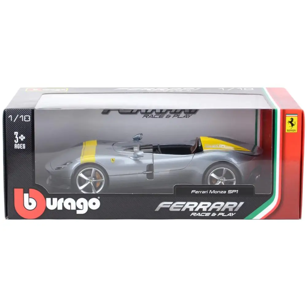Модель спортивного автомобиля Bburago Monza SP1 1:18 литая под давлением|Наземный