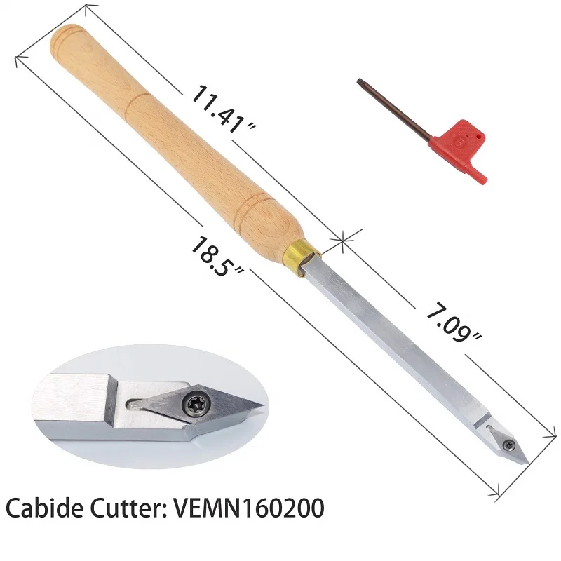Инструменты для токарной обработки древесины острое твердосплавное зубило