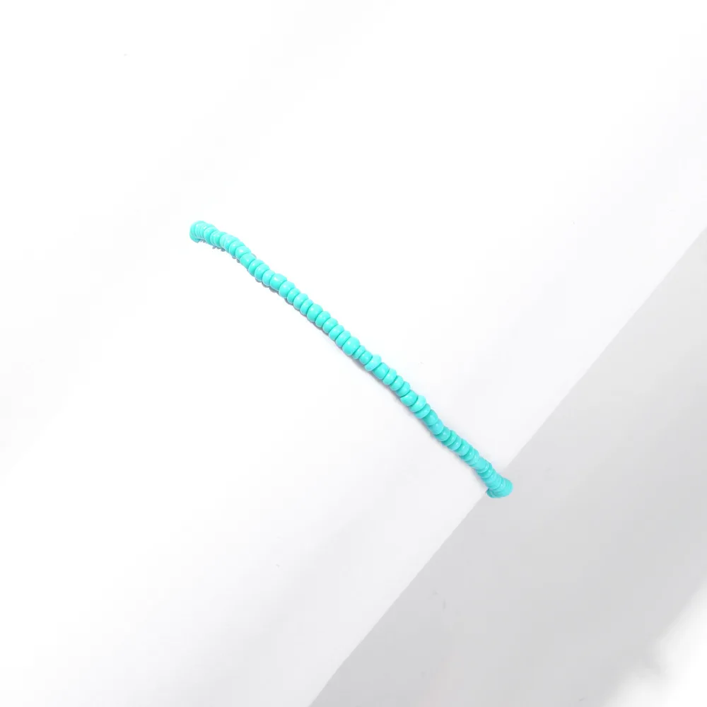 Женское многослойное ожерелье с бусинами лето 2020 богемный синий зеленый браслет