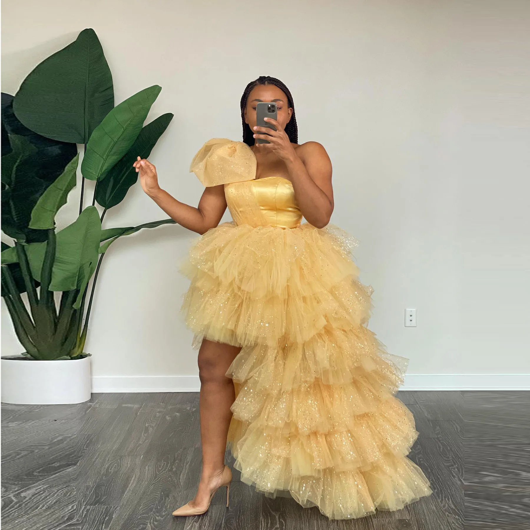 

Женская юбка-макси с блестками, розовая, желтая ассиметричная юбка на заказ