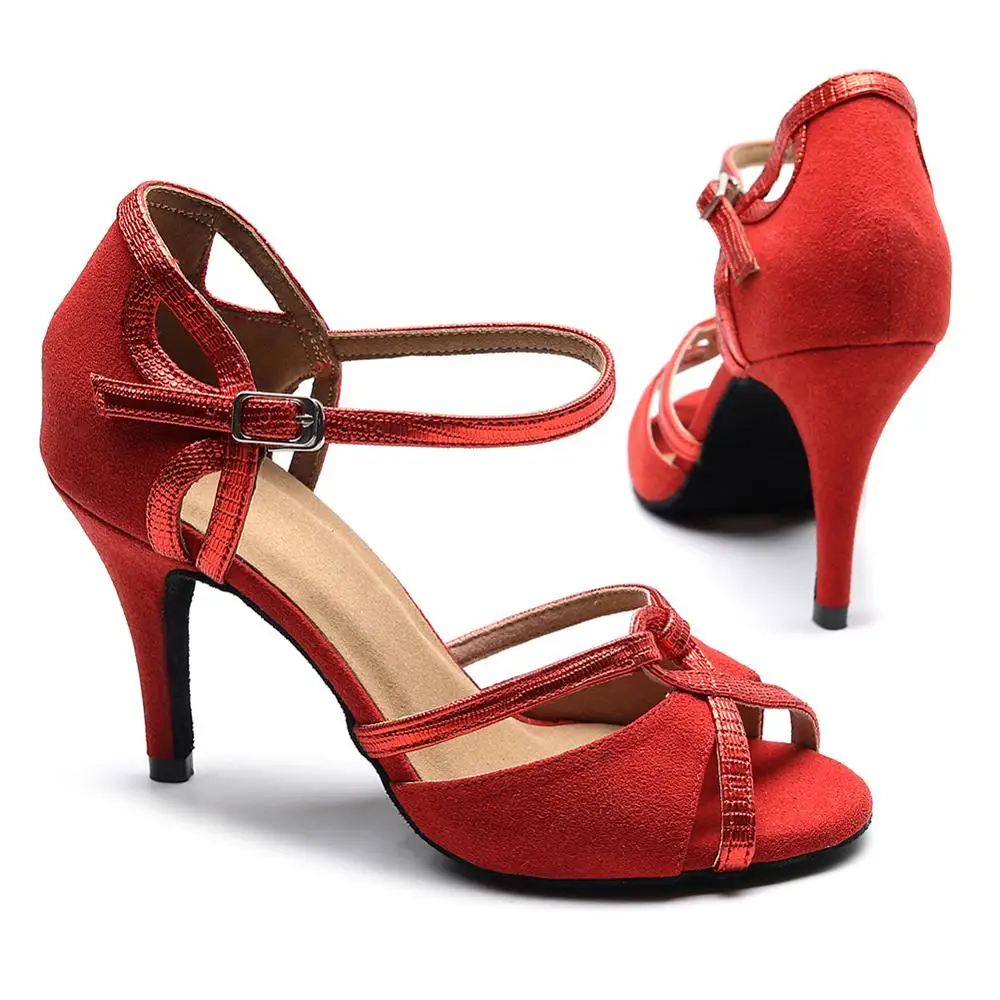 Женские туфли для бальных танцев DKZSYIM профессиональные латиноамериканских Танго