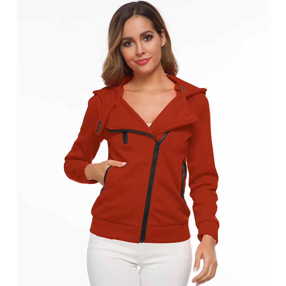 13 цветов, XS-3XL, осенне-зимняя женская повседневная куртка с капюшоном свитер-накидка худи на застежке, толстовка с капюшоном