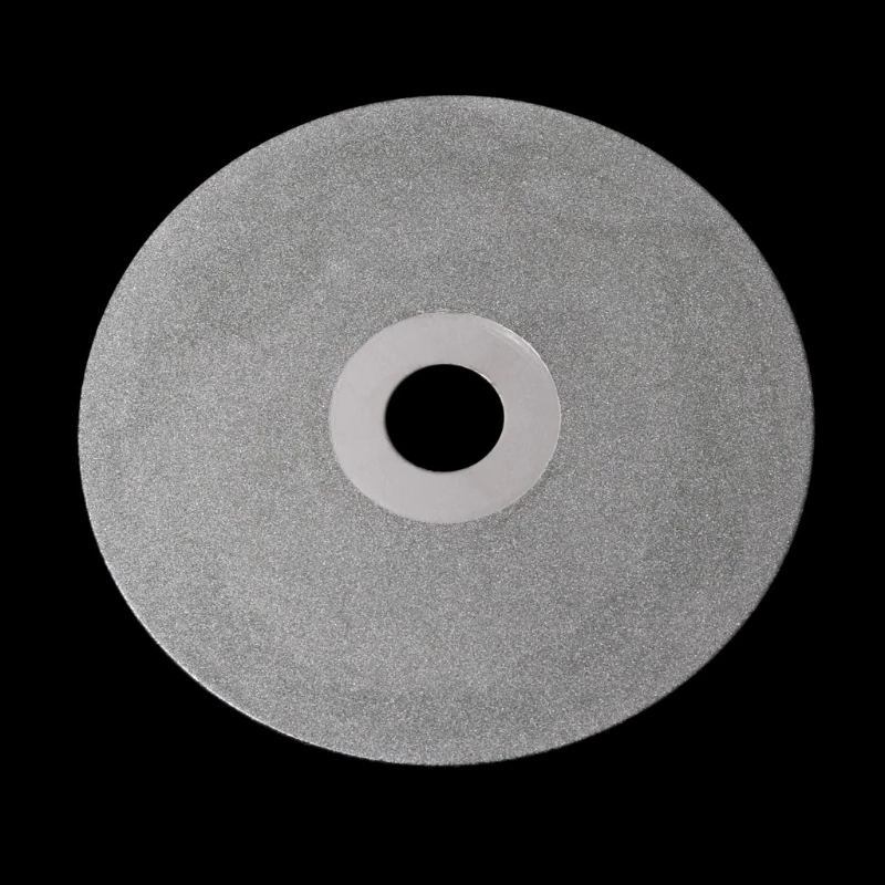 

P15F 4" 100mm 80-2000# Diamond Coated Flat Lap Wheel Lapidary Polishing Grinding Disc
