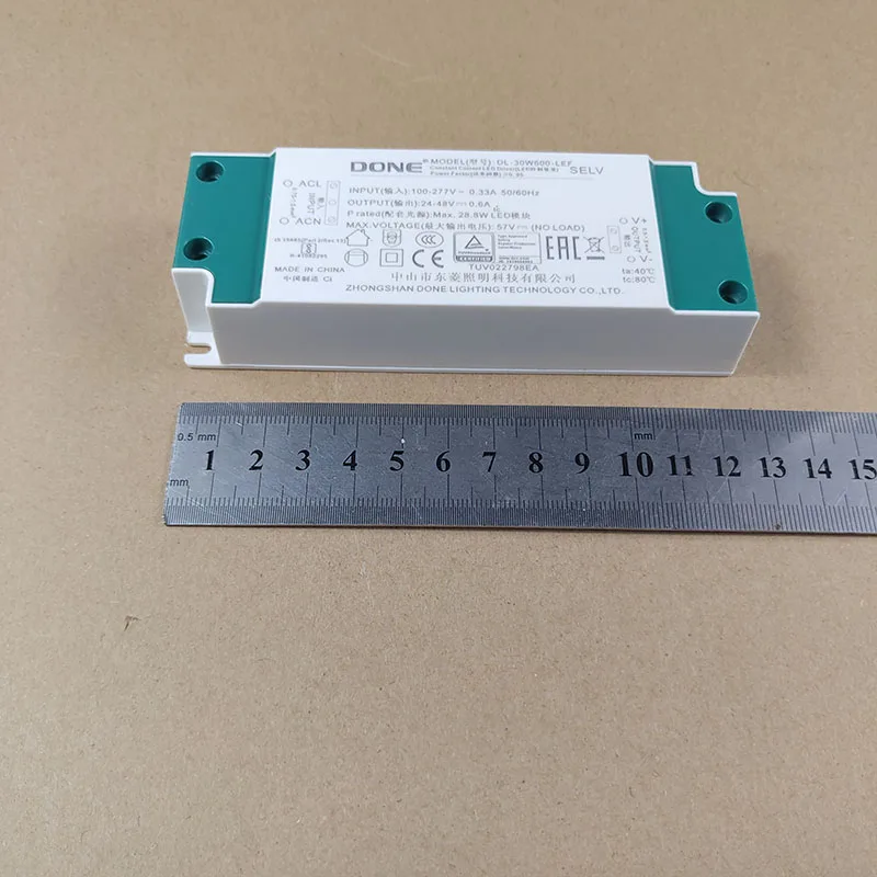 Коммерческое освещение для помещений без мерцания светодиодный драйвер 600 мА