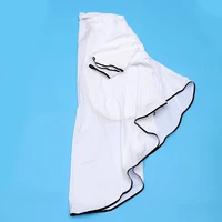 sleeved hairdressing cape hair cutting apron cloak hair treatments gown for barber shop salon white