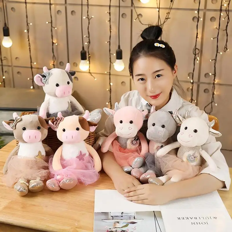 

Hot Selling Cute Calf Doll, Mascot Of The Year Of The Ox, Cow Doll, Chinese Zodiac Plush Doll