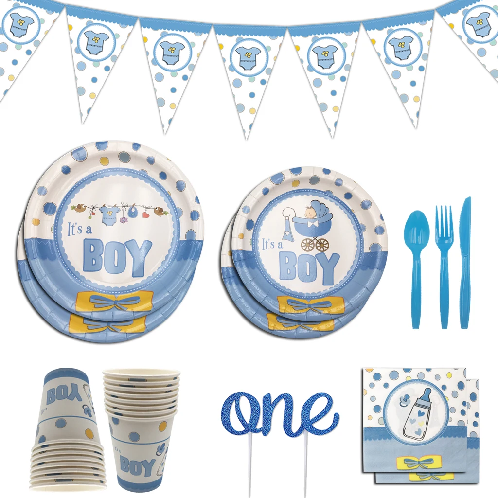 Декор для вечеринки в честь Дня рождения мальчика девочки ребенка 2 1 й один декор