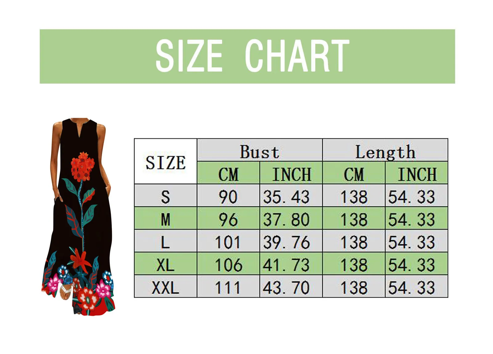 

Casual Women's Summer Print Sleeveless Pocket Loose Dress 2021 Retro Plus Size Floral Maxi Dress V-Neck Sexy Female Long Dresses