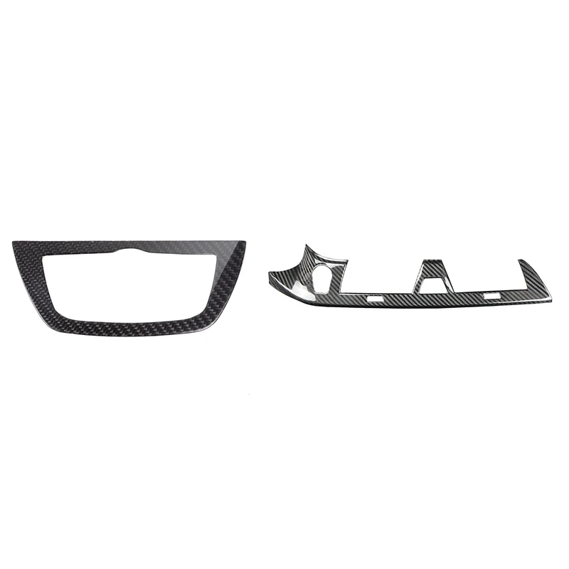 

Car Real Interior Headlight Frame Trim Switch Accessories With Air Conditioner Outlet Decorative Strip Sticker