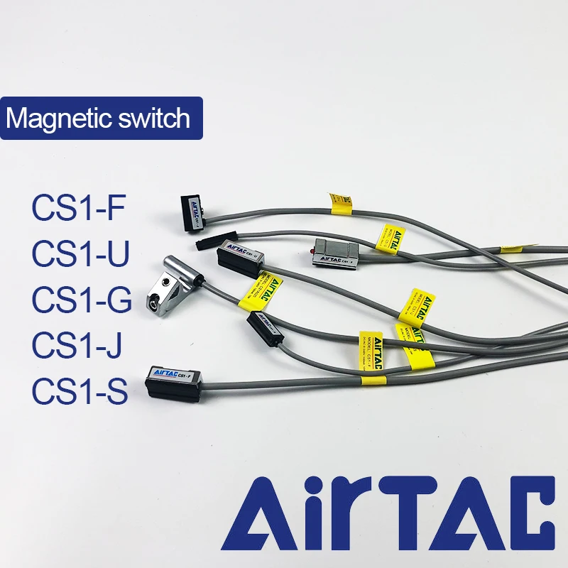 Airtac CS1 F U G J S встроенный пневматический цилиндр магнитный язычковый датчик