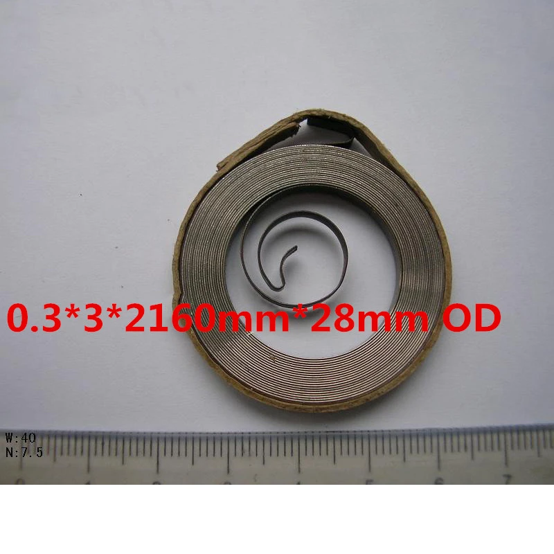 1 шт. спиральная катушка с плоским проводом пружины постоянной силы 0 3 мм толщина *