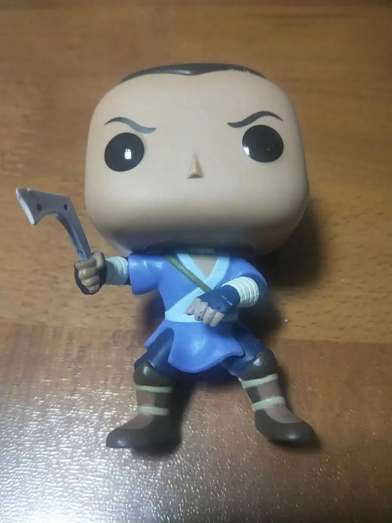 Золотой Эксклюзивная оригинальная Funko поп Аватар: Последний Аэрограф Aggretsuko Виниловая фигурка Коллекционная модель свободная игрушка без коробки - Цвет: Золотой