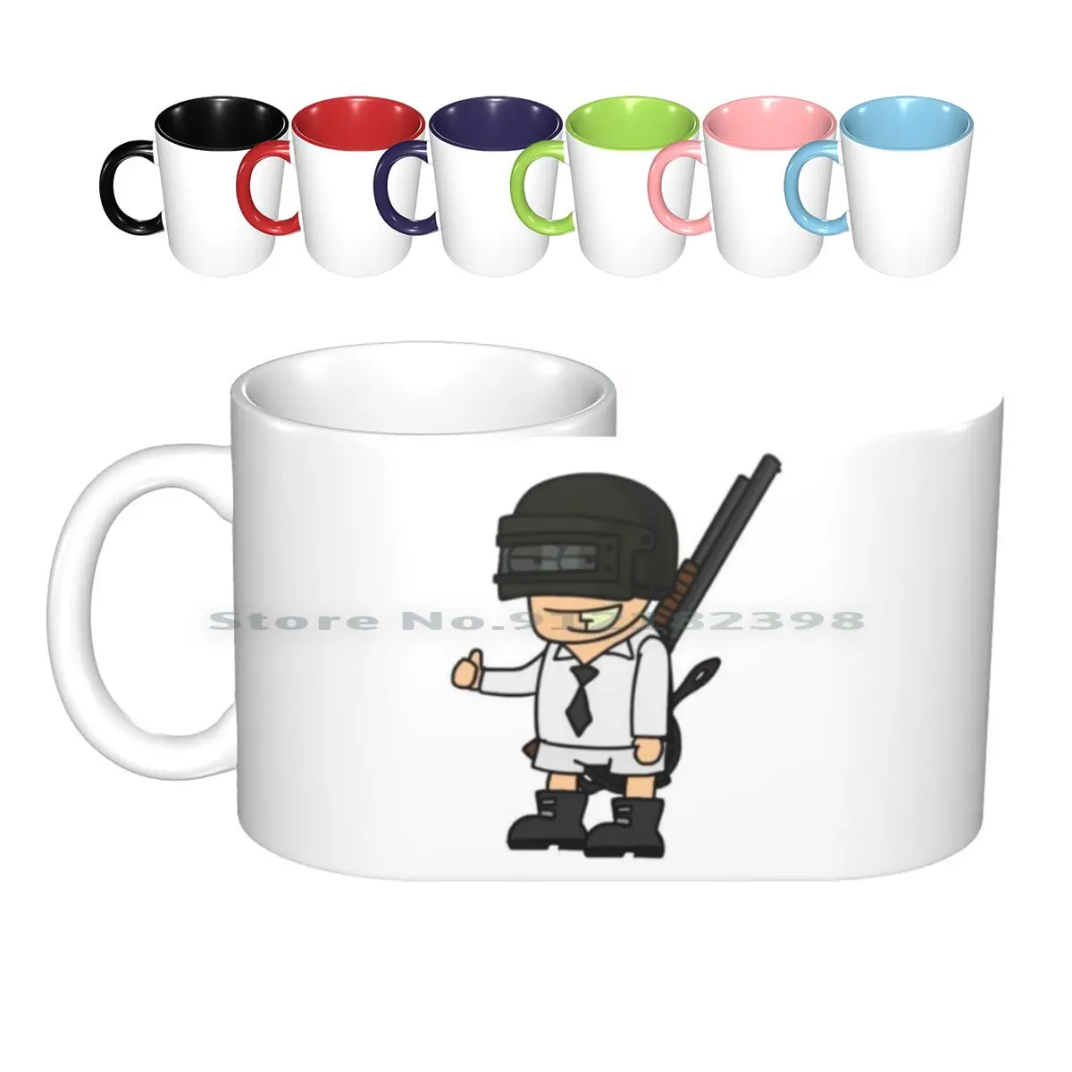 Керамические кружки Pubg, кофейные чашки, кружка для молока, чая, кружка Pubg playerununknown Battlegrounds, Королевский игрок Unknown Afkm Uzi, русская армия