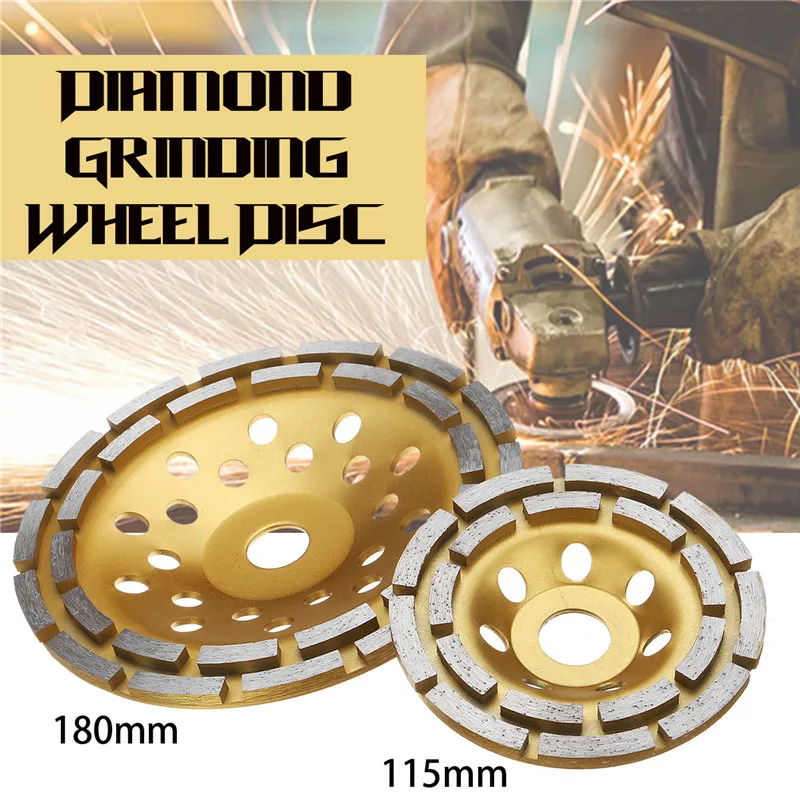 

115/180mm Diamond Concrete Grinding Cup Wheel Disc Segment Masonry Granite Stone Angle Grinder Saw Blade