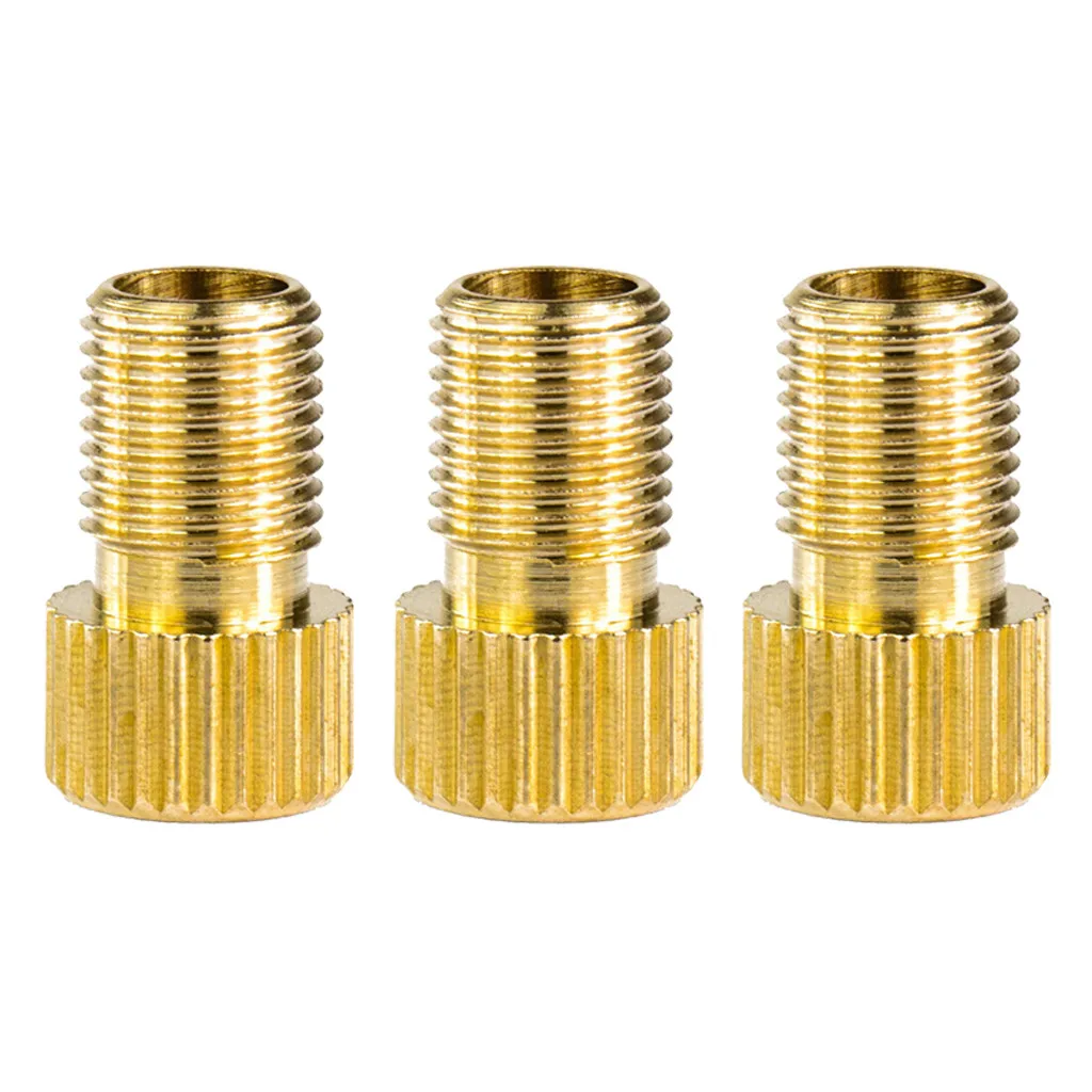 Адаптер клапана велосипеда DV & SV (Dunlop French Valve) в AV (автомобильный клапан) с Rin MTB