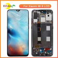 6 39 LCD For Xiaomi LCD Display Touch Screen Digitizer Assembly With Frame For Mi9 M1902F1G Phone Replacement Parts