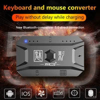 m1pro mobile controller gaming keyboard mouse converter adapter plug gamepad pubg bluetooth 5 0 for android phone ios adapter