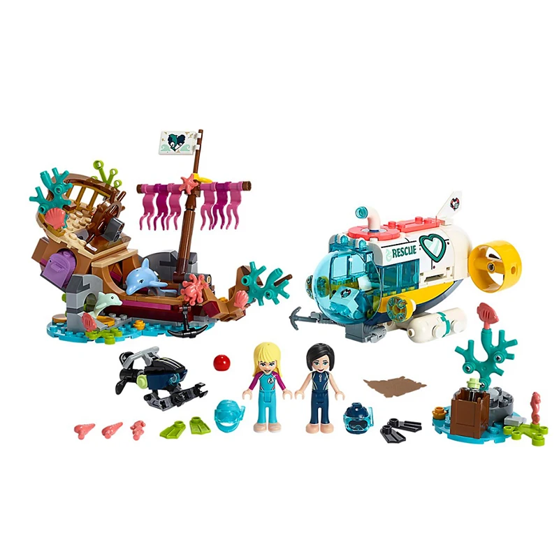 Новые друзья серии дельфинов совместимые с друзьями 41378 строительные блоки