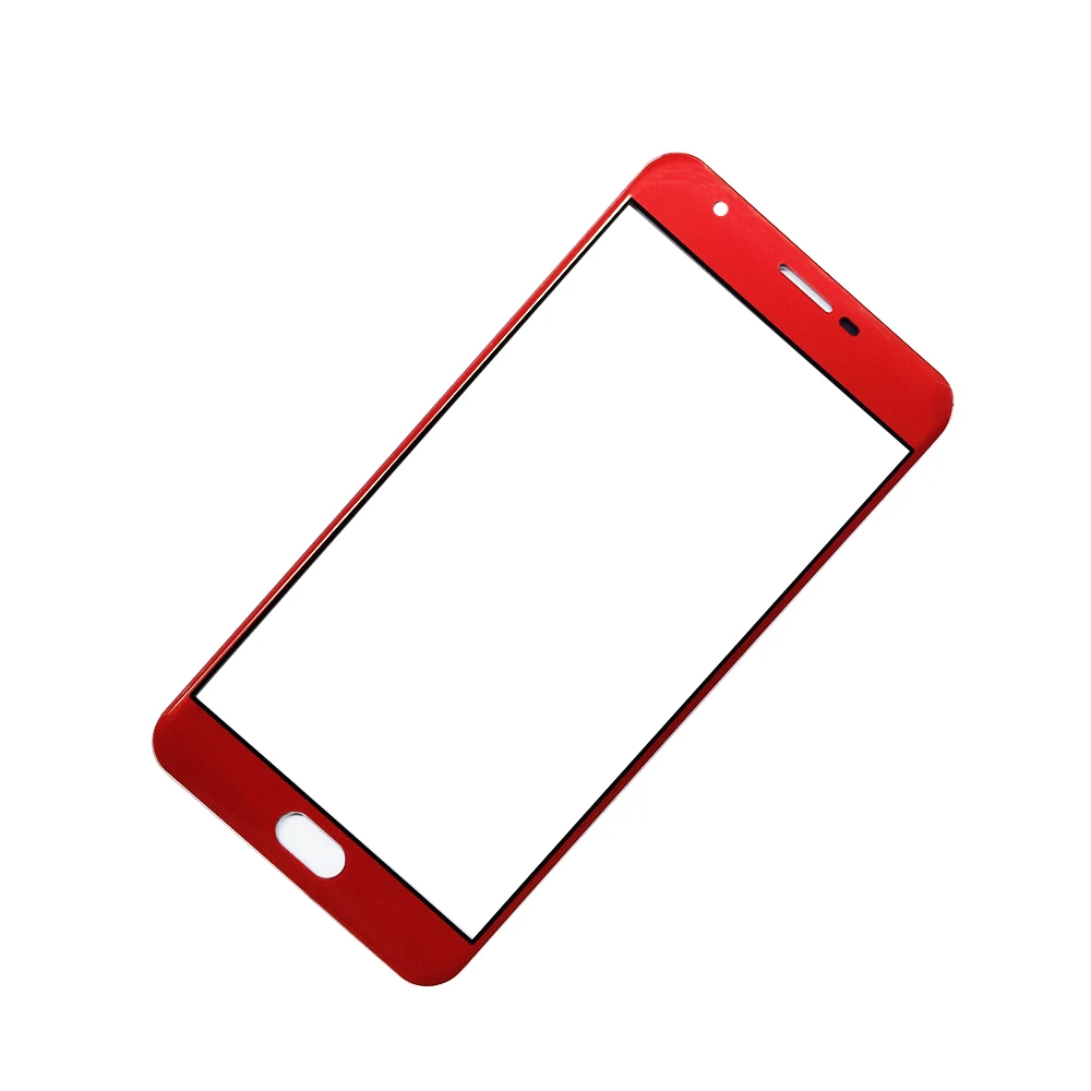 m4s mobile phone repair panel touch parts for kata m4s front outer glass panel no touch screen red colour 3m glue free global shipping